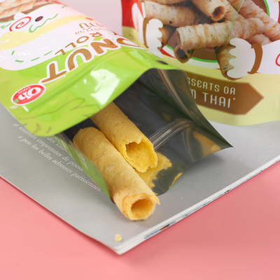 Su geçirmez Plastik BRC Zip Kılıfı Gıda Ambalajı Gıda Kilitli Torbalar