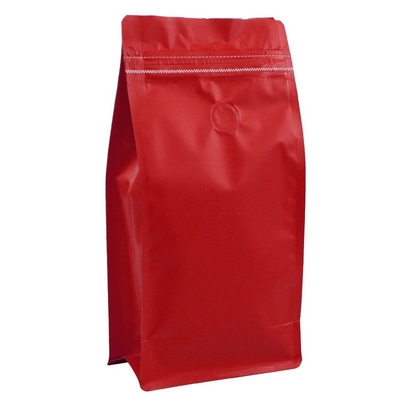 Alüminyum Folyo Kahve 1000g Düz Tabanlı Çanta Ambalajı Valfli Çay Paketleme Çantası