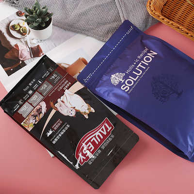 1KG 2.5KG Köpek Davranışları İçin Yaratıcı Ambalaj 2KG Köpek Bisküvi Ambalajı Sekiz Yan Mühür