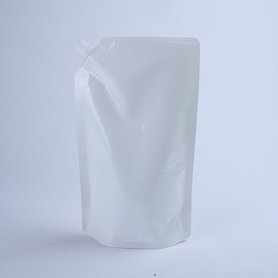 Doypack 60mic Emzikli Sıvı Stand Up Torbalar Çamaşır Deterjanı Toz Paketleme Torbası
