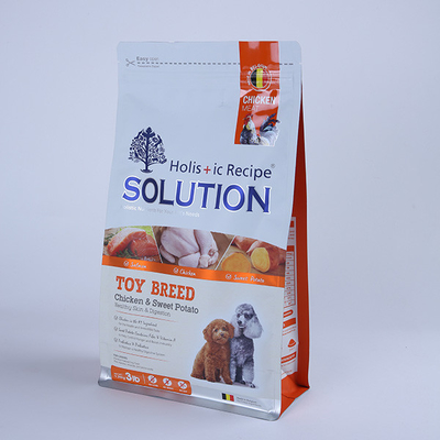 2000g Pet Gıda Ambalaj Torbası 1000g Açılıp Kapanabilir Köpek Bakım Torbaları