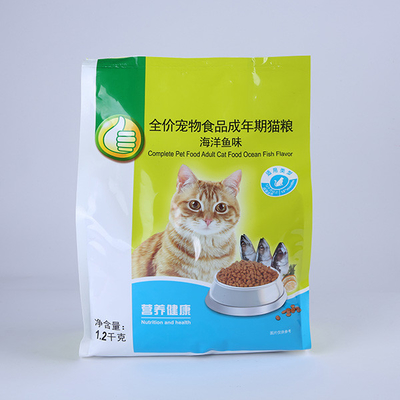 12oz Pet Gıda Ambalaj Torbası Stand Up 16oz Plastik Kilitli Kilit Kılıfı Köpek Kedi Davranır