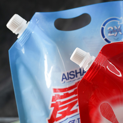 Plastik Yıkama Sıvısı 60mic Sıvı Sabun Torbası Çamaşır Deterjanı Ambalajı